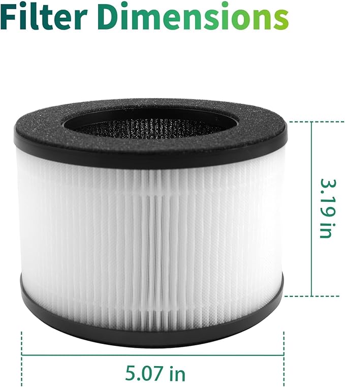 M01 H13 True HEPA Air Purifier Filter Replacement, Compatible with MOOKA M01 Air Purifier, 3-in-1 High-Efficiency Activated Carbon, 2 Pack + 12 Aroma Pads