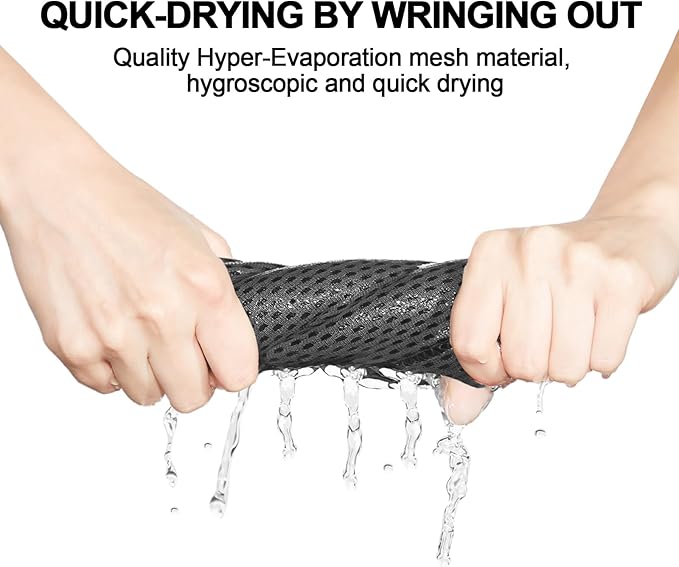 Honoson Cooling Towel Bulk - Neck & Face Cool Chilly Towels Microfiber Breathable Sport Sweat Rag for Gym, Yoga, Travel, Camping, Running, Outdoor-FlexoryFit