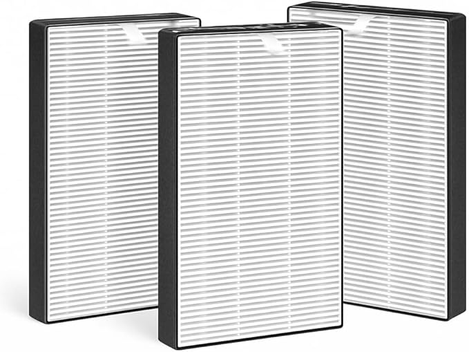 Nispira F1 C01 T02 HEPA Replacement Filter for 3M Filtrete Room Air Purifier FAP-C01-F1, FAP-T02-F1, FAP-C01BA-G1, FAP-T02WA-G1, FAP-ST02W, FAP-ST02N. 12 in. x 6.75 in. Part FAPF-F1-A. 3 Pack