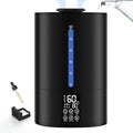 6L Humidifiers for Bedroom Large Room Home, Cool and Warm Humidifier for Plants Mist Top Fill Desk Humidifier Essential Oil Diffuser, Quiet Humidifiers with Adjustable Mist,360°Nozzle-Midnight Black