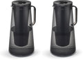 LifeStraw Home – Water Filter Pitcher, 10-Cup, Obsidian, BPA Free Designed for Protection Against Bacteria, parasites, microplastics, Lead, Mercury, PFAS and a Variety of Chemicals (Pack of 2)