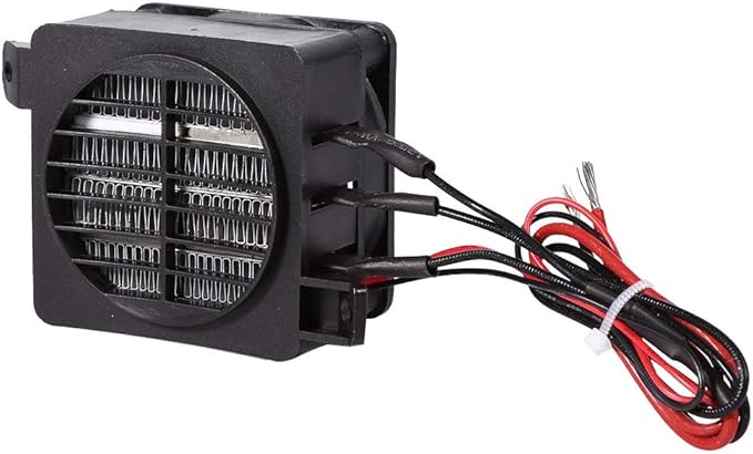 PTC Thermostat Heating Element 100W 12V Energy Saving PTC Car Fan Air Heater Constant Temperature Heating Element Heaters for Heater/Humidifier/Air Conditioning