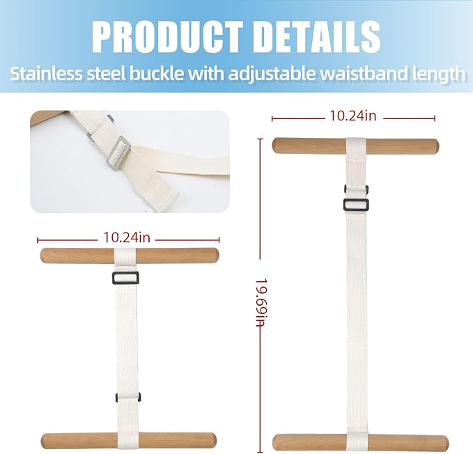 –Innovative Stretching Equipment for Enhanced Flexibility, Pain Relief, and Improved Mobility. it Improves Posture and Offers Adjustable Length Easily Perform Yoga and Stretching, and at Home!-FlexoryFit