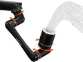 Spurtar 1440° Swivel Bathroom Faucet Extender | Fits G1/2" 55/64" 15/16" Threads | NOT fit for Delta, Moen, Kohler | 2-Spray Mode Faucet Aerator | Black (HHW0001BK)