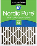 Nordic Pure 20x20x4 Pleated Air Filters MERV 13 Plus Carbon 1 Pack by NordicPure