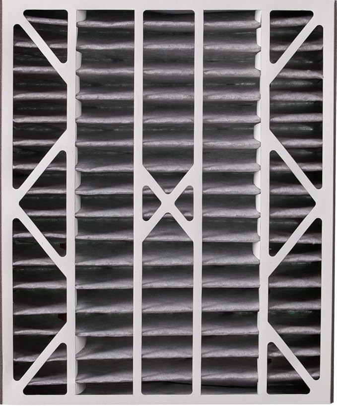 Nordic Pure 20x25x5 (19_3/4 x 24_1/4 x 4_7/8) Air Bear AC Filter Replacement MERV 10 Plus Carbon 4 Pack