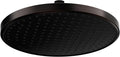 SparkPod 10 Inch Round Rain Shower Head - Ceiling or Wall Mount Rainfall Shower Head - Large Coverage Showerhead - Brass Ball Joint with 360° Adjustment - 1-Min Install (Vintage Oil Rubbed Bronze)