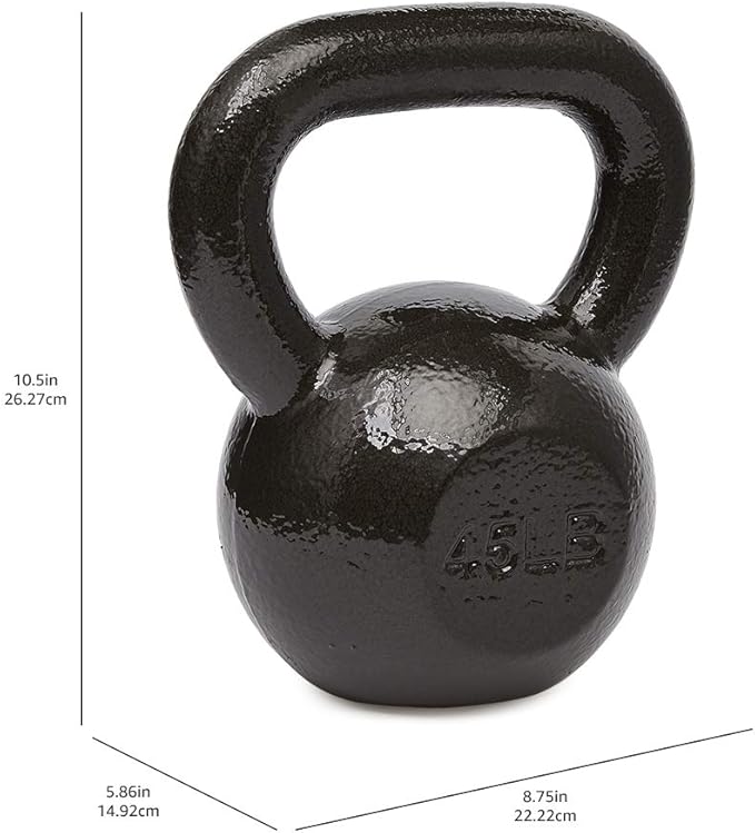 Amazon Basics Cast Iron Kettlebell-FlexoryFit
