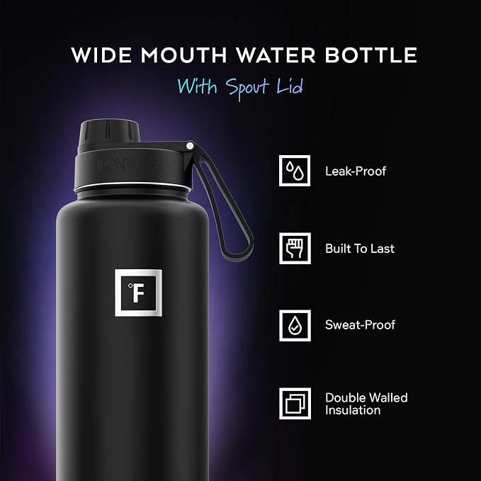 IRON °FLASK Camping & Hiking Hydration Flask - Image 2