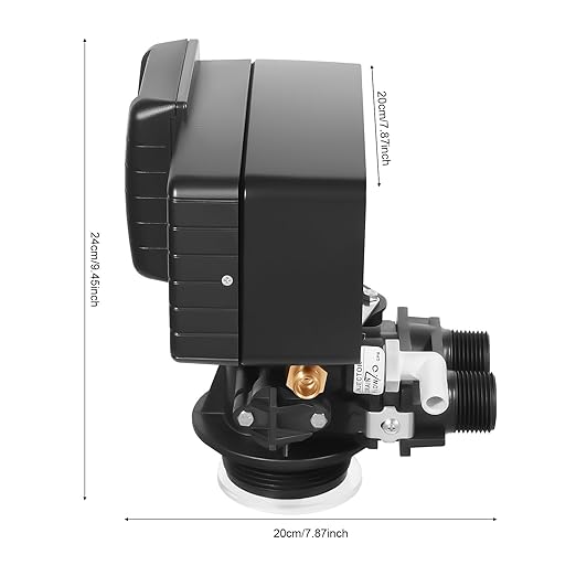 5600SXT Water Softener Valve, Time Type Digital Control Valves, High Performance Digital Metered with Display and Water Distributor