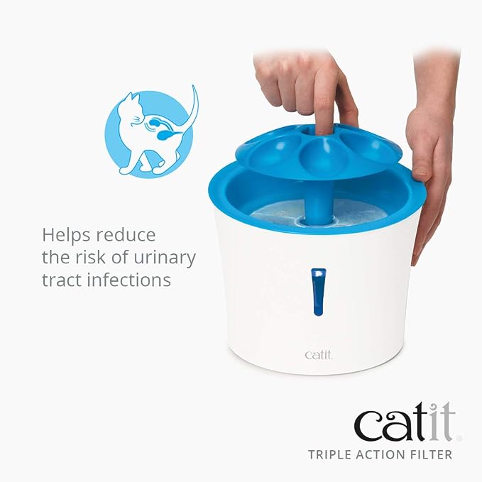 Catit Triple Action Replacement Original Water Fountain Filters, 12 Pack – - Image 2