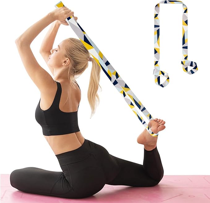 ZOOEASS Yoga Mat Strap, Adjustable Durable Yoga Mat Carrier & Stretching Strap, Multiple Color Choices-FlexoryFit