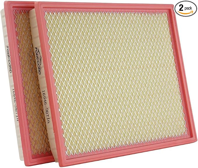2-Pack Engine Air Filter Fits for Nissan Frontier 2020-2025 2026 Engine Air by Forccord