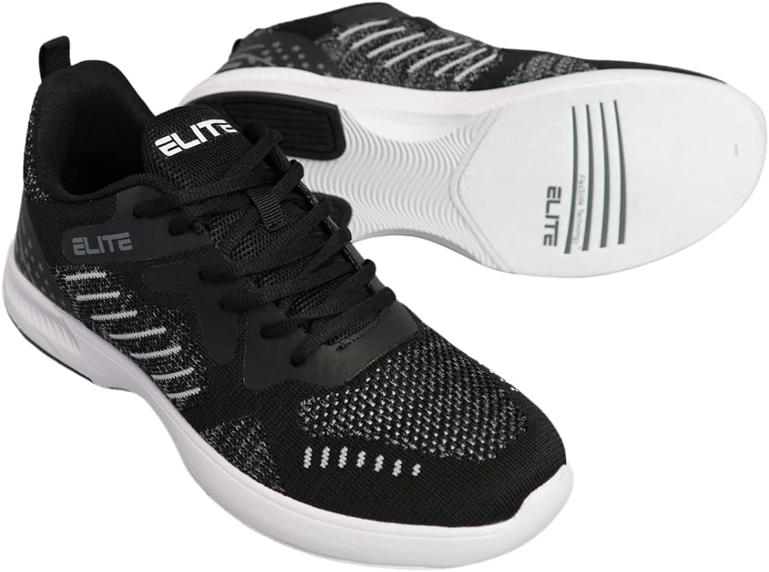 ELITE Men's Freedom USA Flag Bowling Shoes - Universal Sliding Soles, Lightweight, Comfortable with Patriotic Design