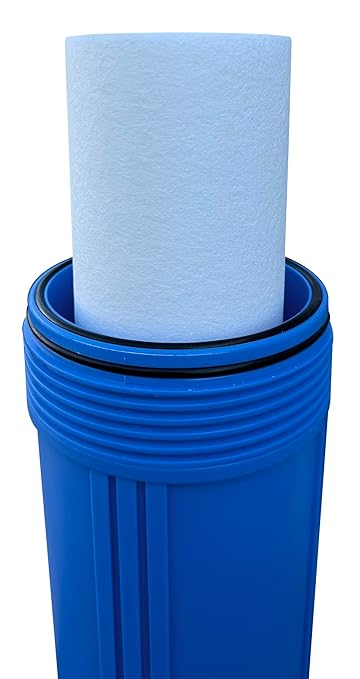 Two (2) Stage 10" x 4.5" Drinking Water Filter System | NSF Certified Water Filters Set | Whole House Water Filter System | Includes Carbon & Sediment Filters.