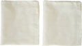 Reusable Cheesecloth Bags, 100% Cotton Fine Mesh Strainer for Cold Brew Coffee, Nut Milk, Tea & Juice - Large (2 Pack)