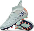 Soccer Cleats for Mens Womens Indoor Soccer Shoes Unisex Baseball Turf Shoes Youth Rugby Shoes Adult AG FG TF Football Boots Wide Training Sneaker