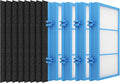 4 PACK Aer1 Replacement Filters for Holmes AER1 Air Filter Replacement for HAPF30AT and HAP242-NUC, 4 Filters + 8 Carbon Enhanced Filters
