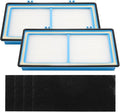 AER1 Filter 2 HEPA Filters and 4 Carbon Booster Filters, Replacement for Holmes HAP242 HAP412 HAP422 HAP424, Replacement for Bionaire BAP260 BAP520 6 Pack