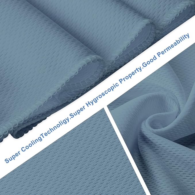 Honoson Cooling Towel Bulk - Neck & Face Cool Chilly Towels Microfiber Breathable Sport Sweat Rag for Gym, Yoga, Travel, Camping, Running, Outdoor-FlexoryFit