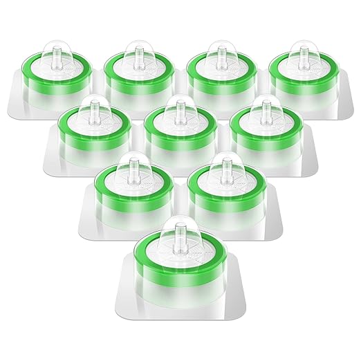 SimPure Sterile Syringe Filter PES 10 Pack, 0.22um Pore Size, 33mm Membrane by SimPure_Water