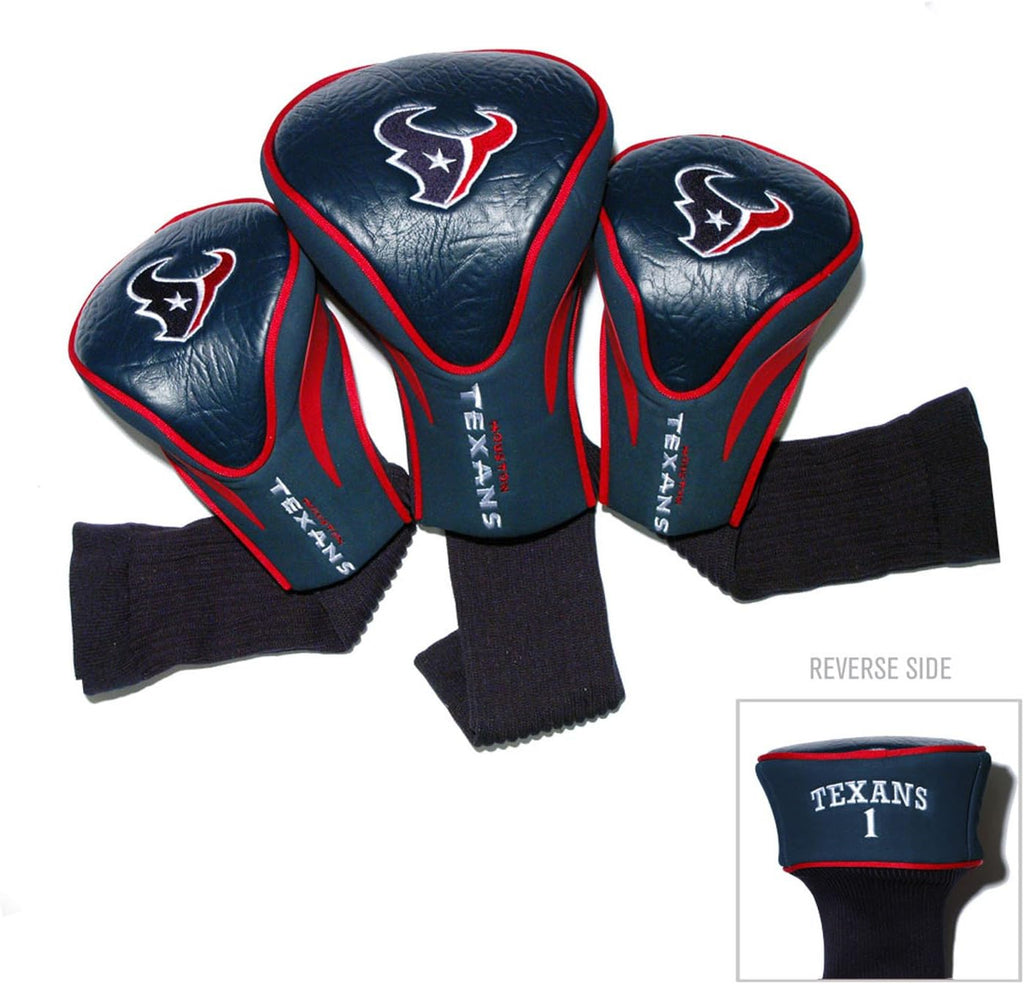 Team Golf NFL Numbered 1, 3, & X, Fits Oversized Drivers, Utility, Rescue & Fairway Clubs, Velour Lined for Extra Club Protection