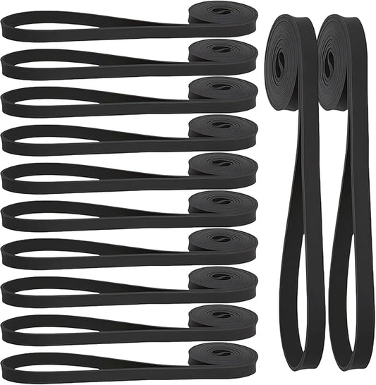 12-Pack Resistance Bands Set - Pull Up Assist, Strength Training & Physical Therapy for Home Gym | Exercise Loop Bands for Men & Women-FlexoryFit