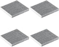 CF10285 Cabin Air Filter with Activated Carbon Fit for 2005-2018 Toyota,2008-2016 Scion,2006-2017 Lexus,2015-2016 Land Rover Replaces CP285(set of 4)