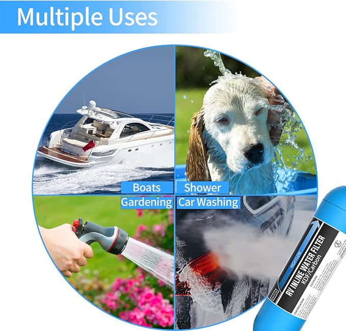 Lifefilter RV Inline Marine Water Filter, Bad Taste&Odor - Image 7