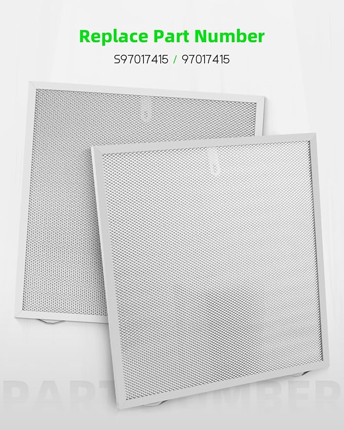 Replacement Aluminum Filters Fit for Broan 97017415 S97017415，Range Hood Grease Filters 13.9" x 13.7" 2 Pack