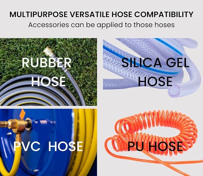 3/8 Inch NPT to 3/8 Inch Barb, Hose Barb Adapter, Air Hose Fittings Brass Pipe - Image 4