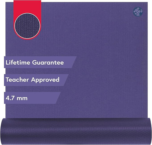 Manduka PROlite Yoga Mat 71" - 4.7mm | Lifetime Durability | Hygienic Construction | Teacher Approved | 71 x 24 inches-FlexoryFit