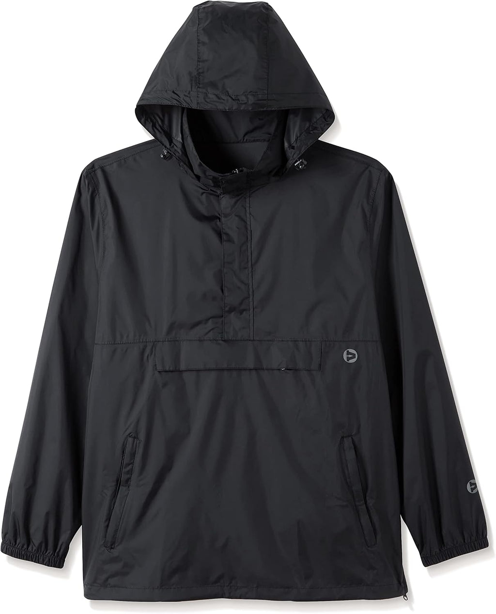 Outdoor Ventures Men's Rain Jacket Waterproof Lightweight Packable Rain Pullover for Hiking Golf Running