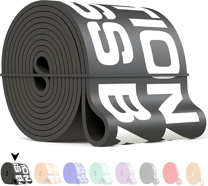 Functional Fitness Pull Up Assist Resistance Bands | Heavy Duty Exercise Bands for Powerlifting, Mobility, and Stretching | Travel Friendly Resistance Bands for Workout-FlexoryFit