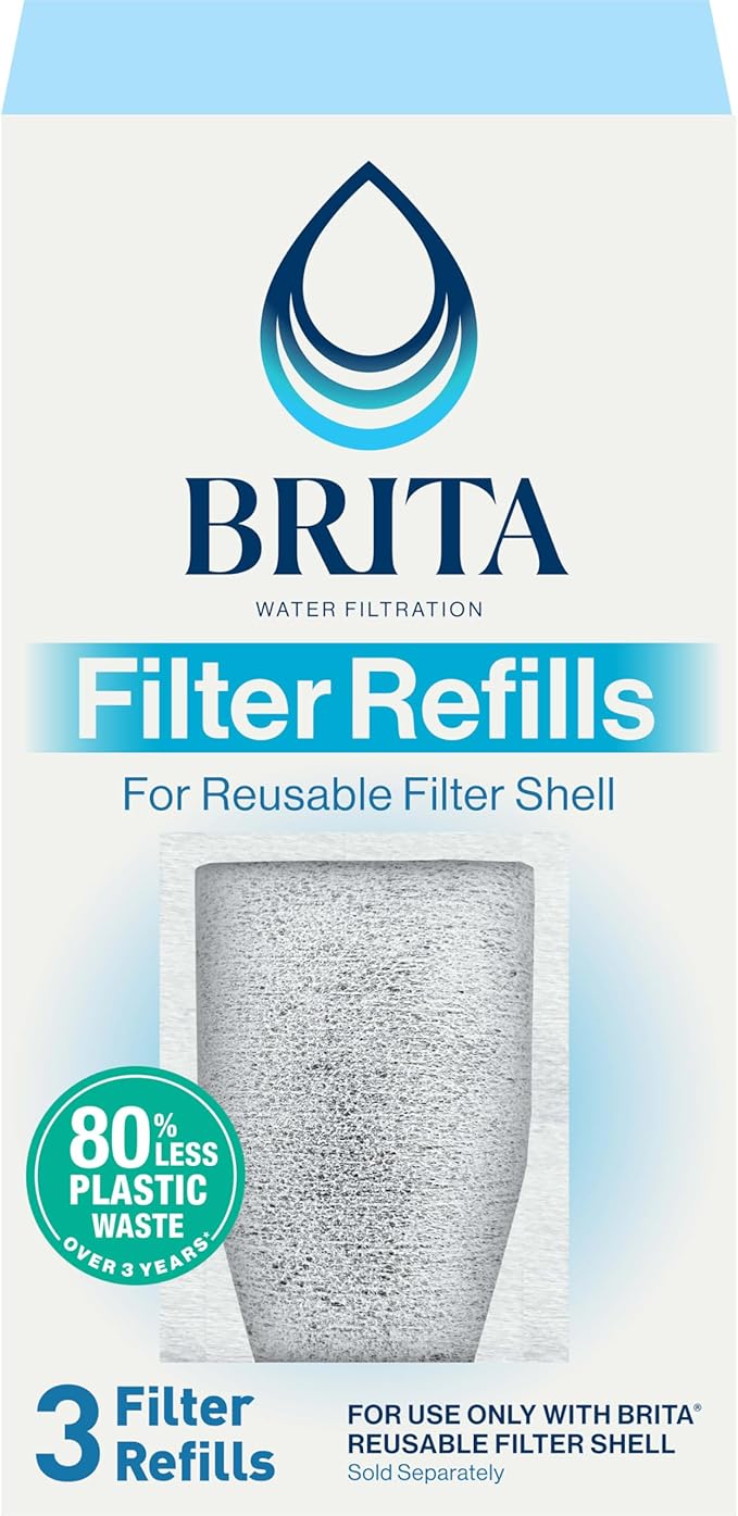 Brita Refillable Water Filter Refill Packs by Brita