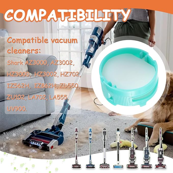 4Pack Odor Neutralizer Replacement Cartridge fit for Shark AZ3000 AZ3002 HZ3000 IZ862H IZ562H ZD550 ZU102 LA702 Odor Elimination Replacement 1541FC3000(Original)