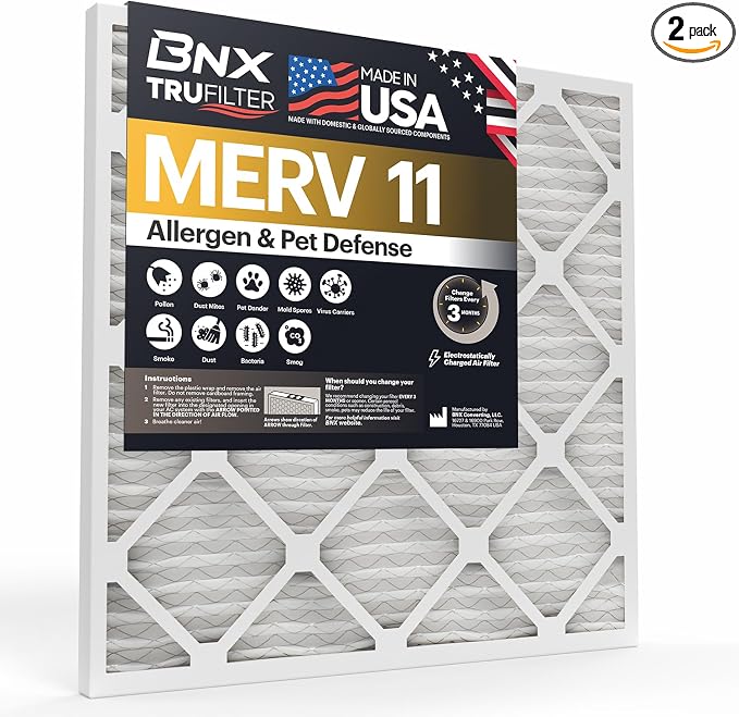 BNX TruFilter 20x20x5 MERV 11 Air Filter by BNX