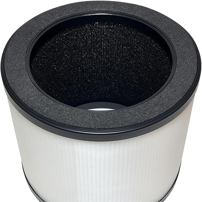 Nispira HAPF360 Type J Filter Replacement For Holmes HAP360W HAP360 Bionaire 360° UV Air Purifier BAPF361 3-in-1 True HEPA Activated Carbon 1 Pack