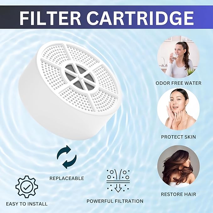 Vxcellent Bath Water Filter Cartridge.Bathtub Filter Replacement, Filter For Bathtub Bath Faucet Replacement Cartridge