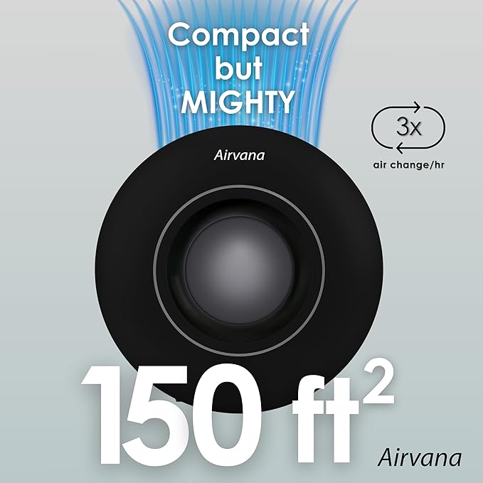 AV150AP True HEPA Tabletop Air Purifier, Graphite