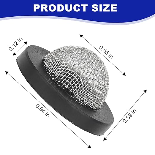 DFD 20 Pcs Hose Filter Washers, Stainless Steel Hose Washer, Garden Hose Screen Filter Fittings for 3/4 Inch Garden Hose Connector & 5/8" Washing Machine
