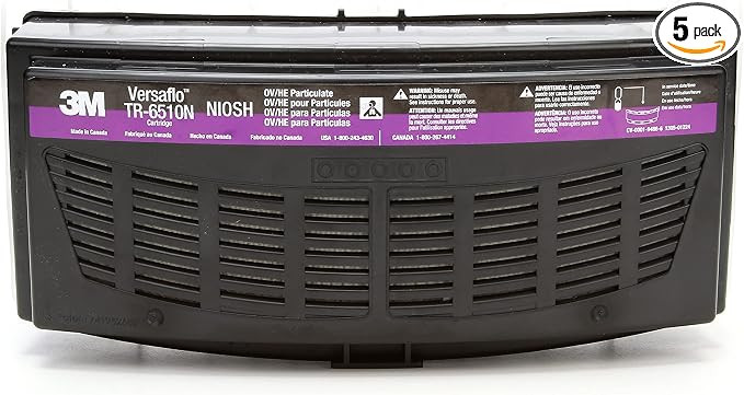 3M Versaflo HEPA Cartridge TR-6510N, Organic Vapors, by 3MIndustrial