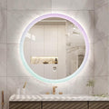 Round LED Bathroom Mirror, Wall Mounted Mirror by Unknown