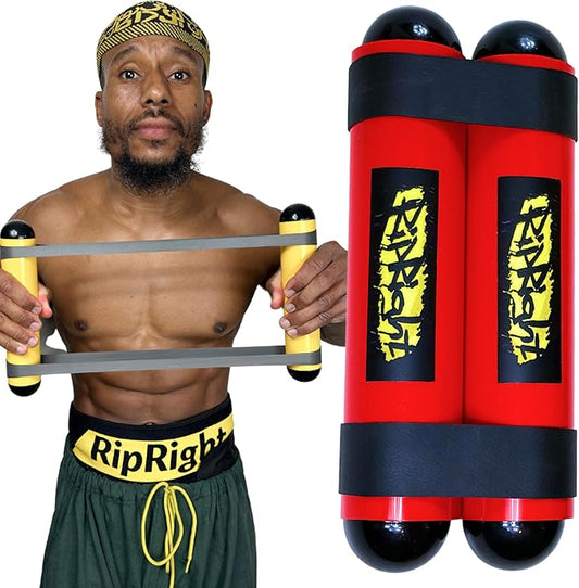 Premium RipStick Pillz, Workout Equipment for Joint Rehab, Shoulder Strength, Resistance Training, and Muscle Building, with 6 Adjustable Resistance Bands-FlexoryFit