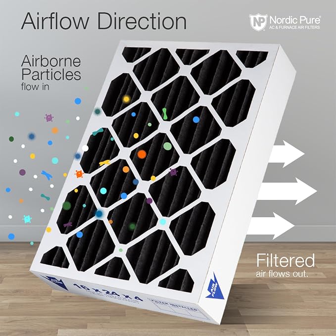 Nordic Pure 18x24x4 Pure Carbon Pleated Odor Reduction Merv 8 Furnace Filters 2 - Image 8