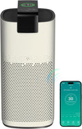 Air Purifiers for Home Large Room Up to 2800Ft² with PM 2.5 Air Laser Sensor, Hepa 3-in-1 air Filter Filters Airborne Particles, air purifiers With Smart WiFi and Sleep Mode(Ivory,1 Pack)+1Pcs