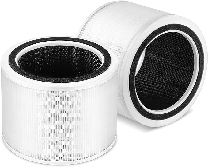 Cabiclean 2 Pack Core 200S Replacement Filter, Compatible with LEVOIT Core 200S Smart WiFi Air Purifier, 3 Stages H13 HEPA Filter, Compare Part# Core 200S-RF, Core 200S-P