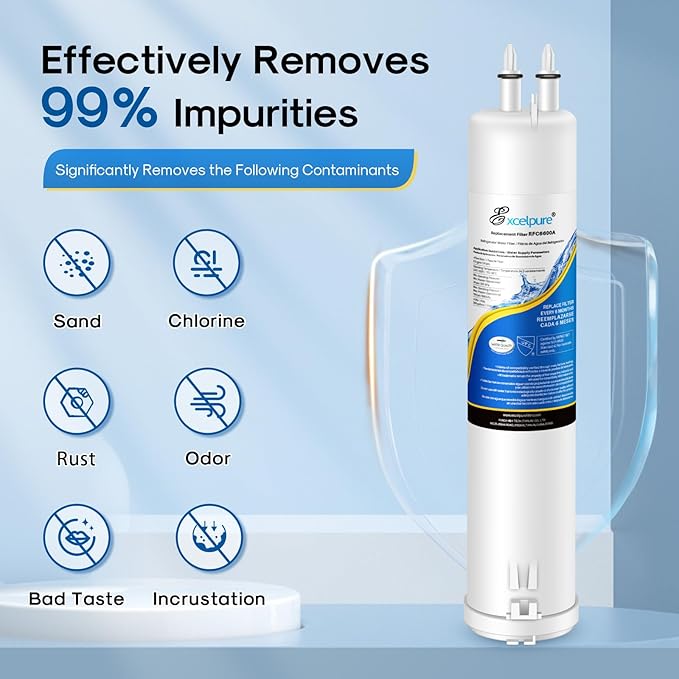 EDR3RXD1 Compatible with Everydrop® Filter 3, 4396841, 4396710, Kenmore 46-9083, 46-9030, 9030, 9083, KAD3RXD1, WHR3RXD1, RFC6600A Refrigerator Water Filter, 4PACK