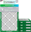 Filterbuy 16x25x2 Air Filter MERV 8 (MPR 700) Dust Defense Replacement (5-Pack), Electrostatic Pleated HVAC AC Furnace Filters, Made in USA (Actual Size: 15.50 x 24.50 x 1.75)