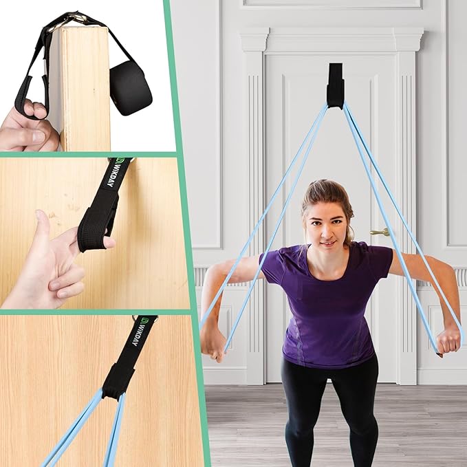 Resistance Bands for Working Out, Exercise Bands, Workout Bands, Pull Up Assistance Bands for Body Stretching Training Physical Therapy Muscle Training for Men & Women-FlexoryFit